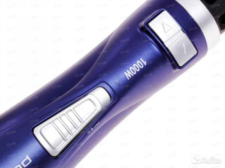 Щетка-фен Polaris PHS 1002 синий/серебристый