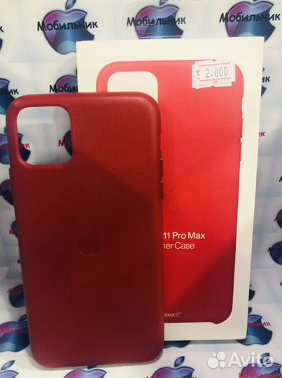 Чехол на iPhone 11/11Pro/11 Pro Max оригинал красн