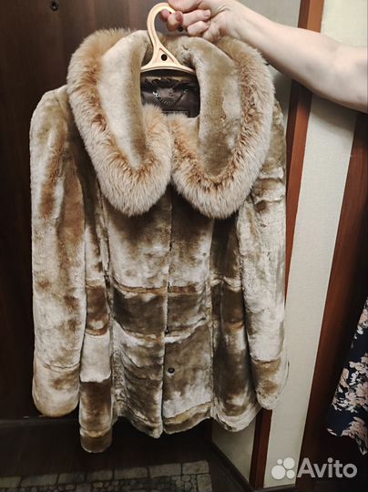 Шуба мутоновая 52 54 размер