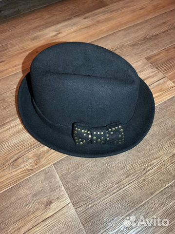 Шляпа женская черная