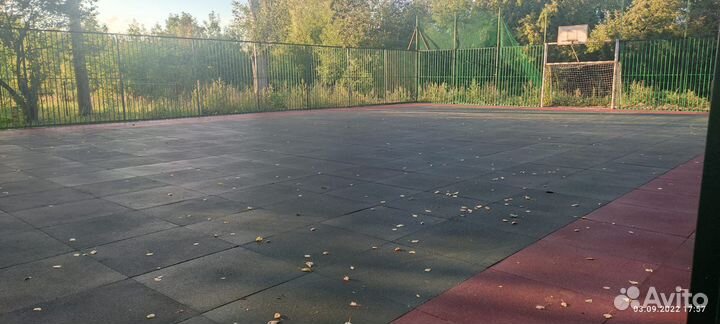 Резиновая плитка(1000-1000)(500-500) (16,20,30,40)