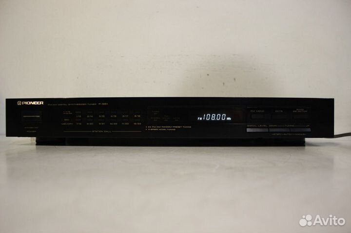 Pioneer F-551 Стерео Тюнер Japan 1988г