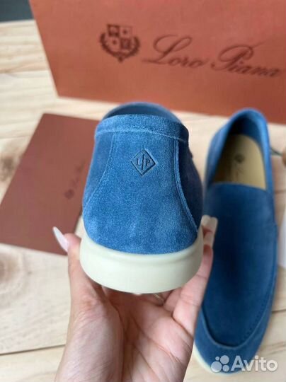 Лоферы Loro Piana син