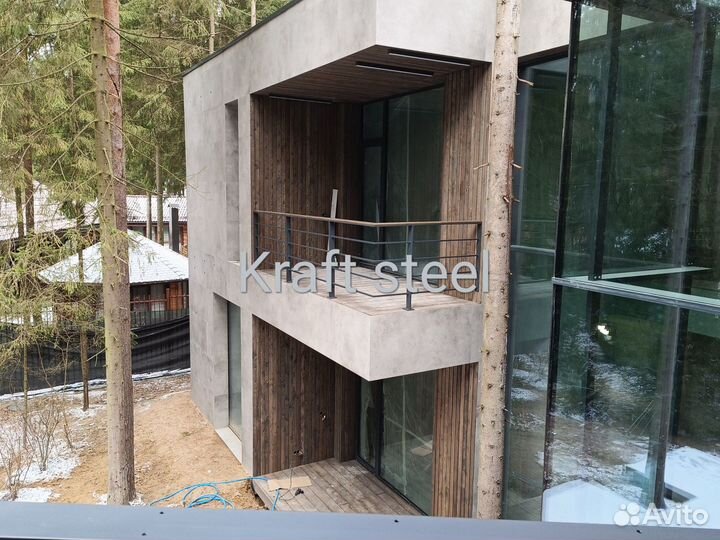 Ограждения для террасы Перила лофт