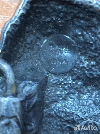 Пряжка для ремня Bergamot Brass Works Череп Ковбоя