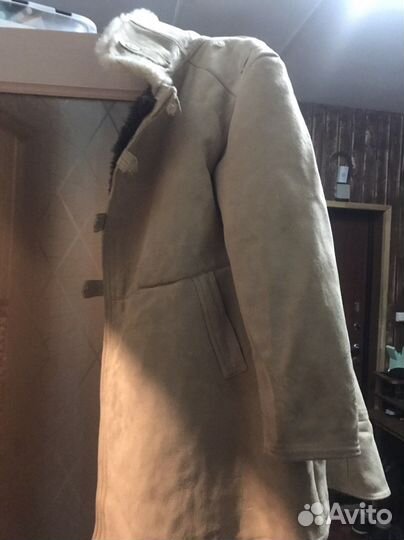 Тулуп из овчины армейский