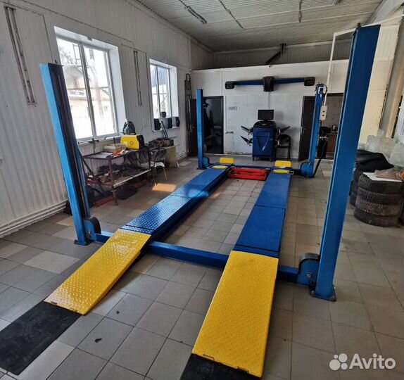 Стэнд Сход Развал Техновектор с подъемником 4т