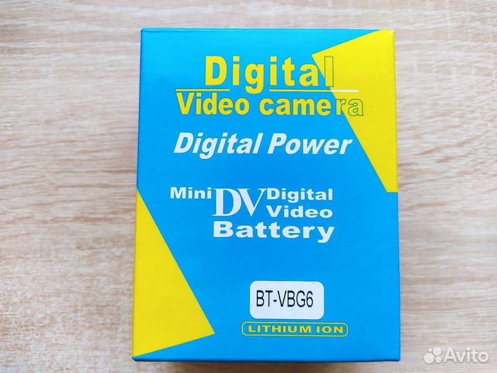 Аккумулятор для видеокамеры Panasonic VBG6 6000mAh