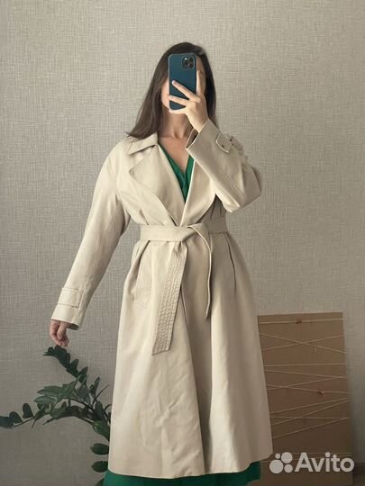 Плащ тренч massimo dutti