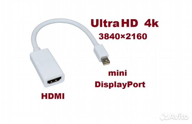 Адаптер Переходник Mini DisplayPort - Hdmi