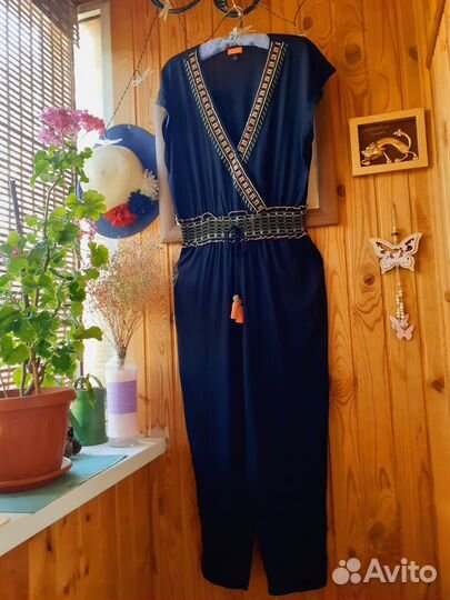 Шикарный комбинезон River Island (Индия) р.50 Бохо