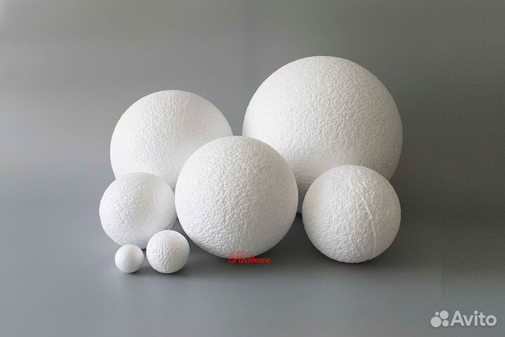 Шар пенопластовые новогодний декор