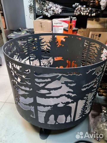 Костровая чаша лес 4 мм