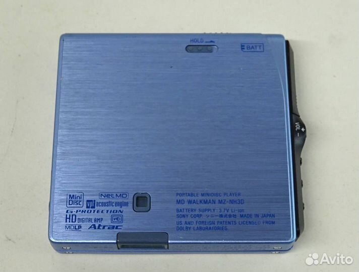 Hi-MD Sony Walkman MZ-NH3D Blue рекордер минидиск