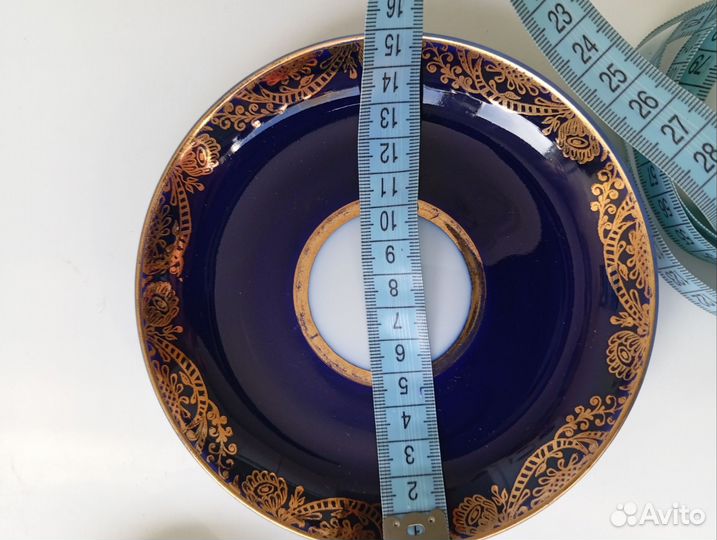 Блюдца кобальт лфз СССР, Конфетница