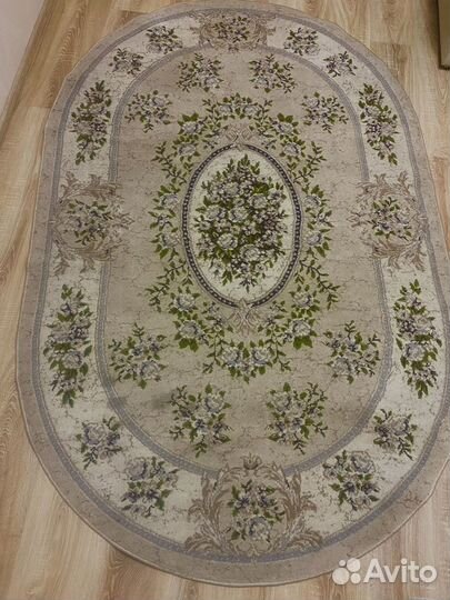 Палас 1,6 на 2.3 голубрй зеленый серый беж