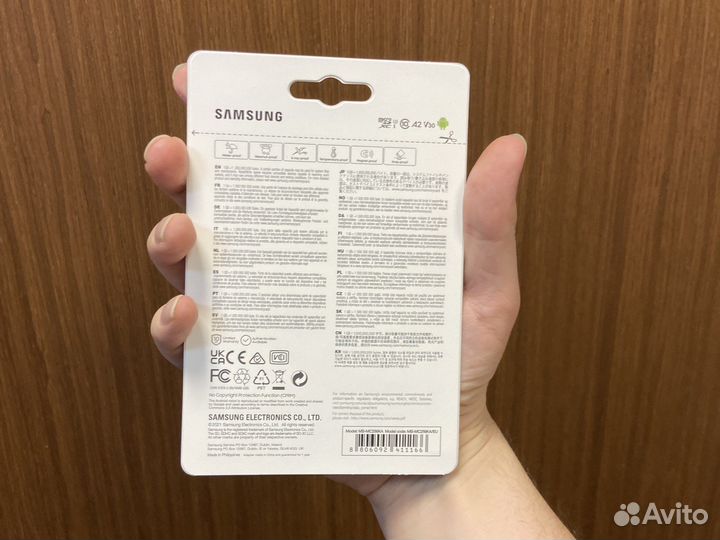 Карта памяти samsung evo plus 256gb micro sd
