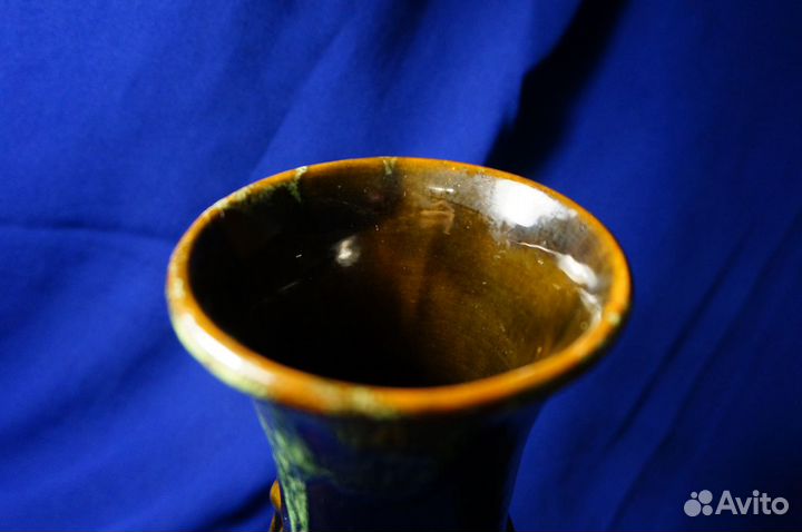 Ваза (обливная керамика, майолика) 3 штуки