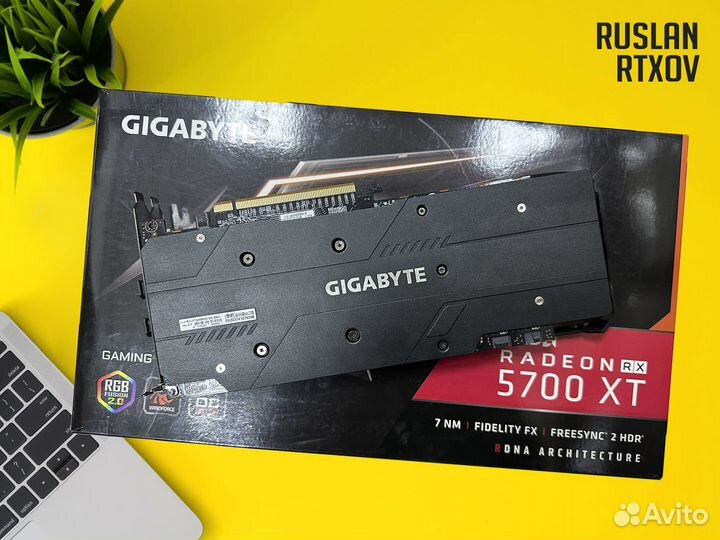 Видеокарта RX 5700 XT 8GB Gigabyte OC
