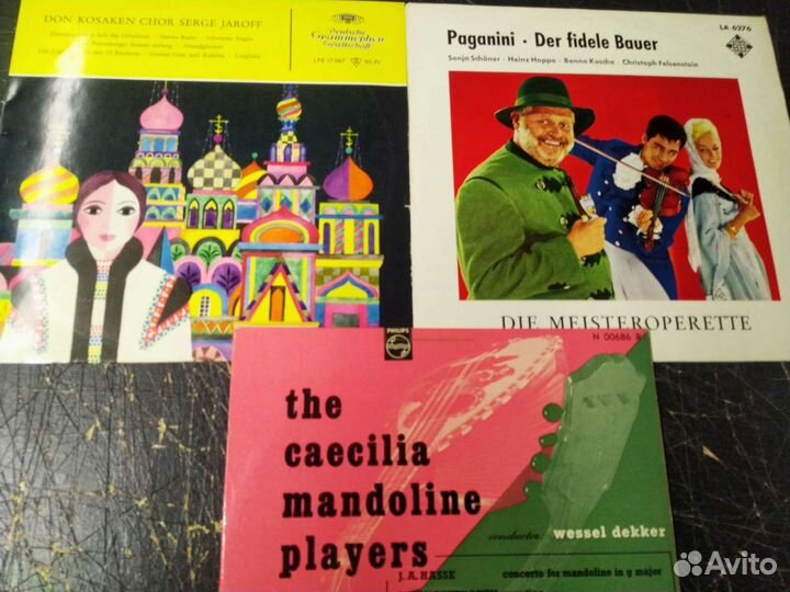 Винил пластинки 10 дюймов Паганини