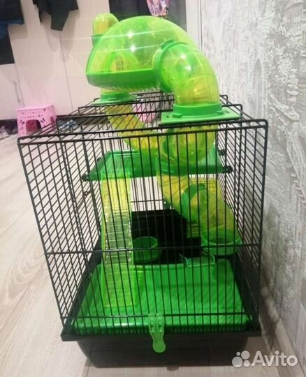 Клетка для грызунов rocki + лабиринты + домик