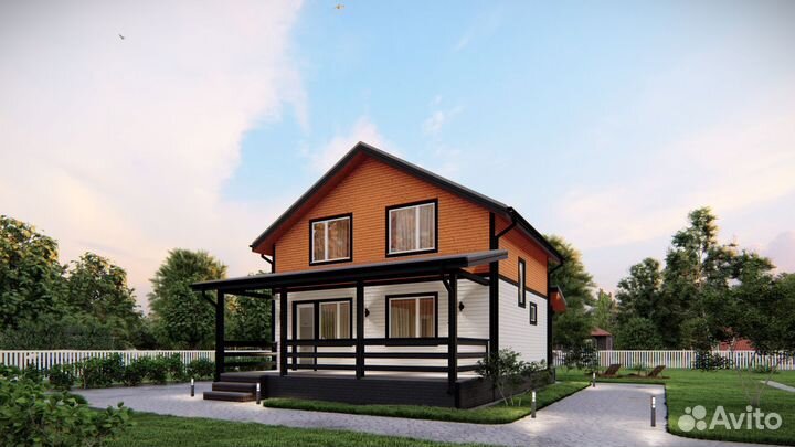 Домокомплект каркасный дом Шведский L