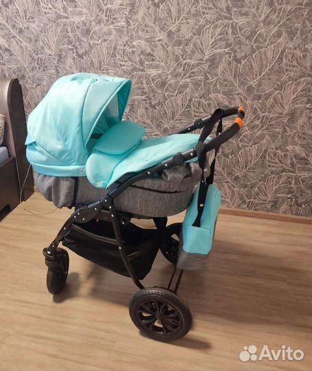 Коляска 3 в 1 Берта Индиго