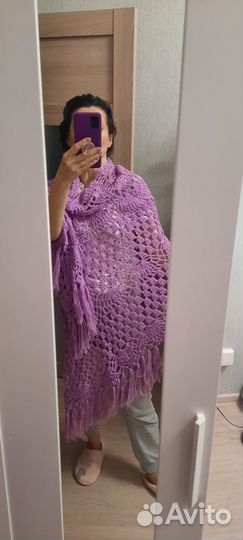 Шаль ажурная