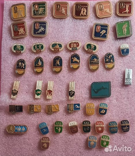 Значки СССР олимпиада 80