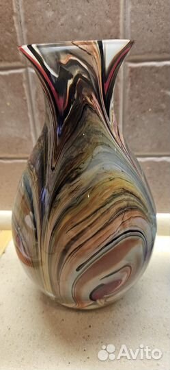 Ваза цветное стекло