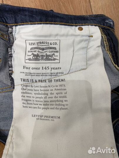 Джинсы мужские levis 511 w32