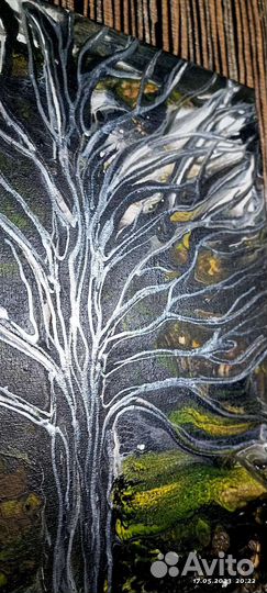 Картина в стиле Флюид-арт