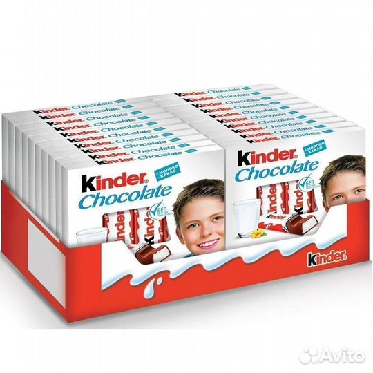 Опт - Шоколад Kinder Chocolate 50г