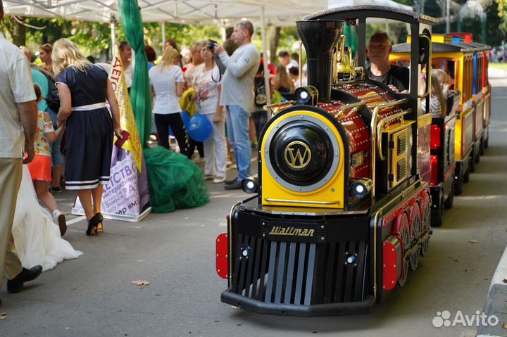 Аренда аттракциона на праздник паровозик Wattman