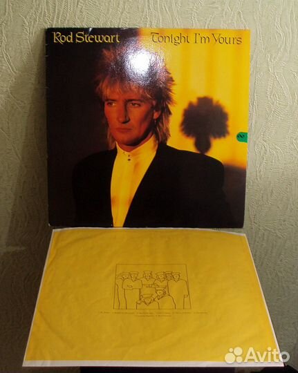 LP ROD stewart – tonight I'M yours-1981