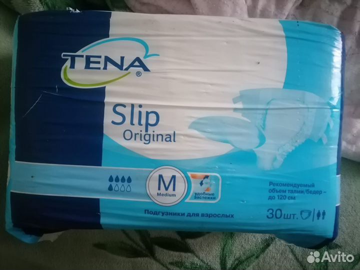 Памперсы для взрослых размер m по 30 штук