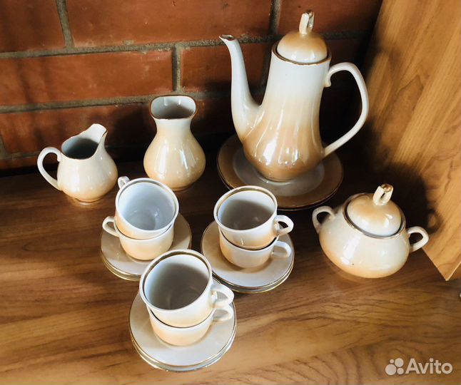 Кофейный сервиз фарфор СССР