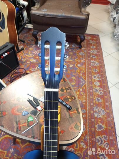 Гитара синяя Белуччи классика