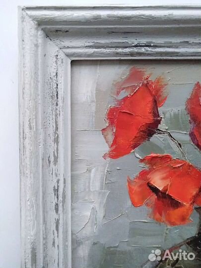 Картина маслом на холсте в раме