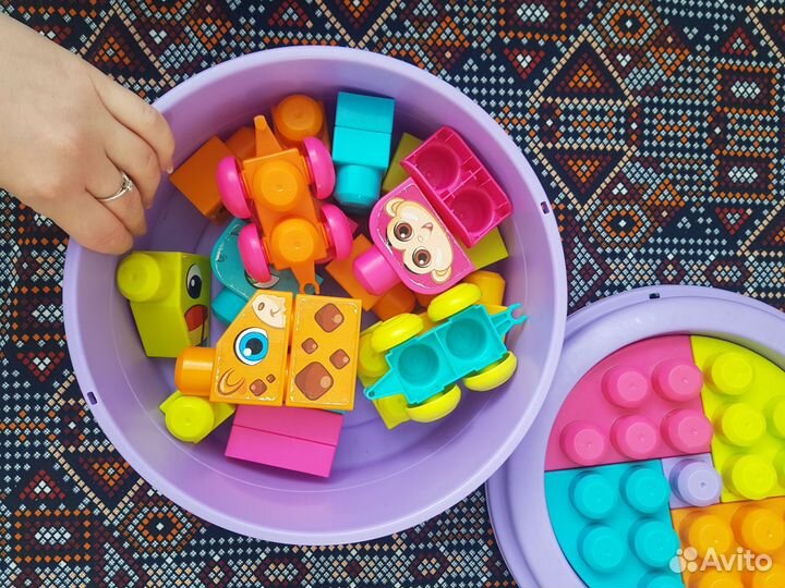 Mega bloks конструктор каталка