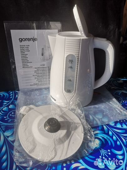 Чайник Gorenje K17WII электрический 1.7л. Новый