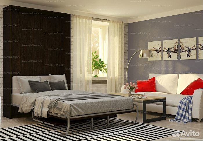 Кровать трансформер со столом в рассрочку