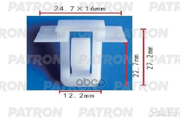 Клипса пластмассовая Chevrolet, GM применяемост