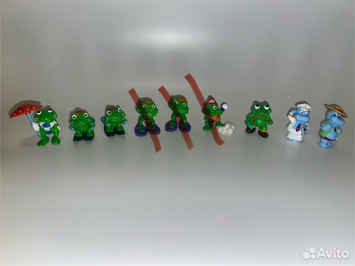 Игрушки из киндера 90х