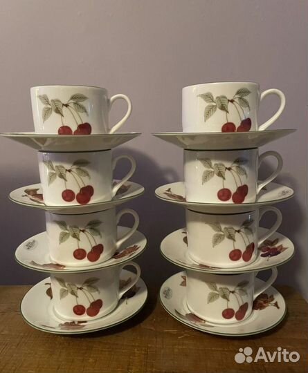 Чайная пара Royal Worcester Evesham