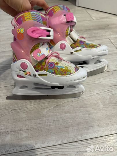 Коньки детские раздвижные 26-29