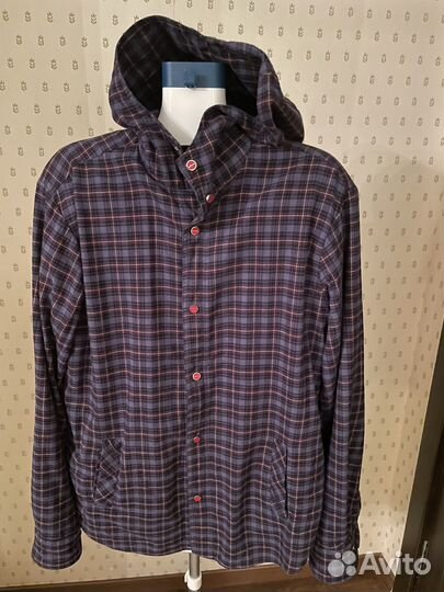 Рубашка с капюшоном Kiton оригинал 50 L