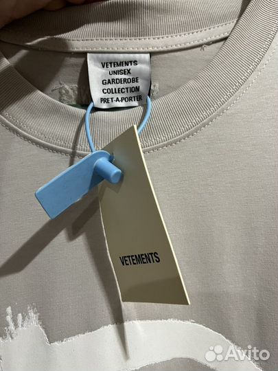 Футболка vetements оверсайз (хит 2024)