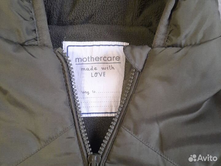 Mothercare пуховик на мальчика 92