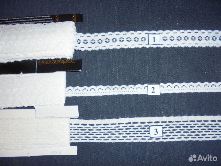 Кружево, Тесьма для рукоделия и шитья СССР новое